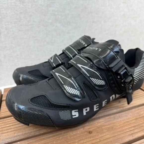 SPORT SPEED Cycling Shoes Black Buckle Strap Men Women Size 41 Bike main image 5